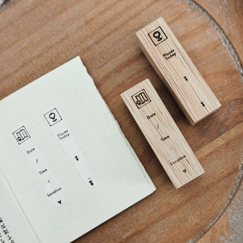 som x nyret design Rubber Stamp: Where are you now.