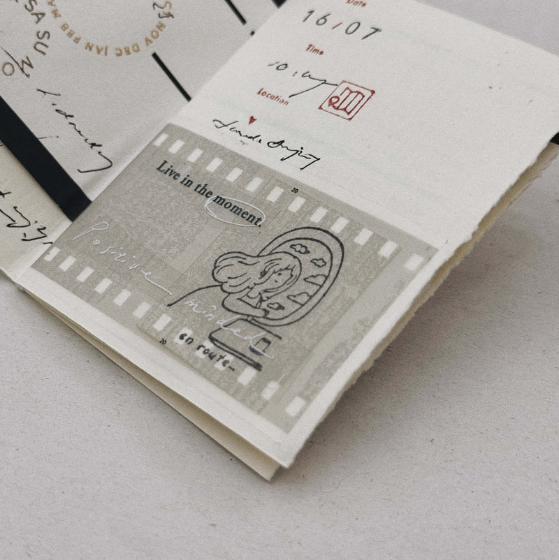 som x sho.happiness Rubber Stamp: En Route