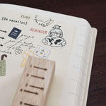 som x sho.happiness Rubber Stamp: En Route