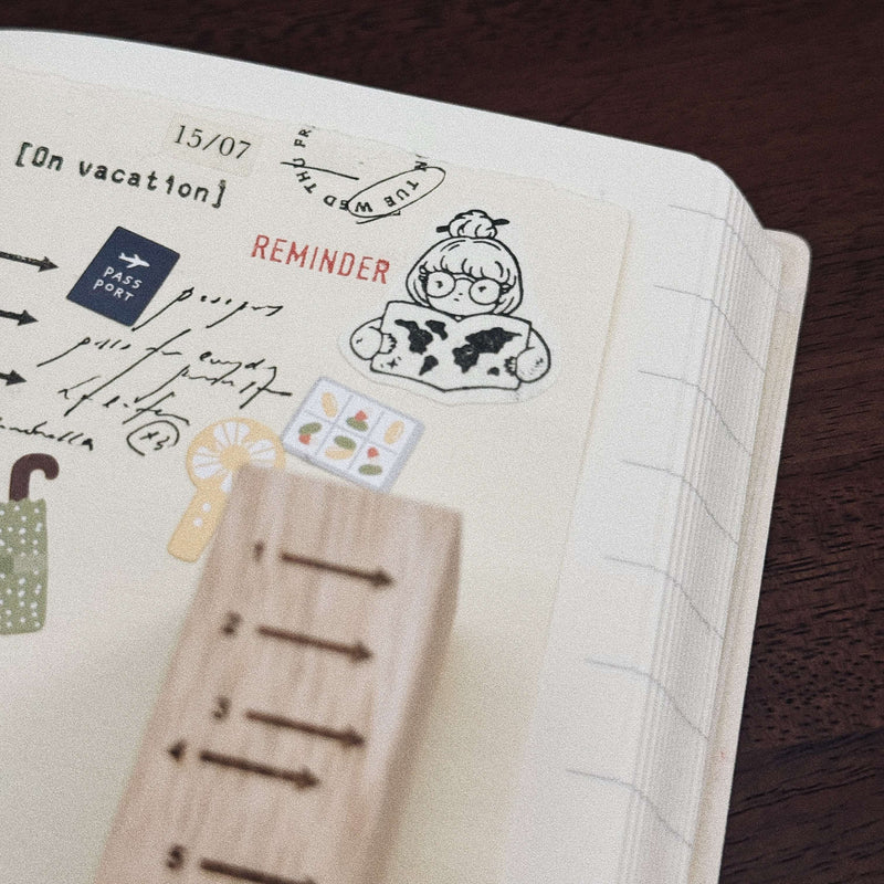 som x sho.happiness Rubber Stamp: En Route
