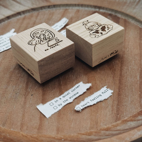 som x sho.happiness Rubber Stamp: En Route