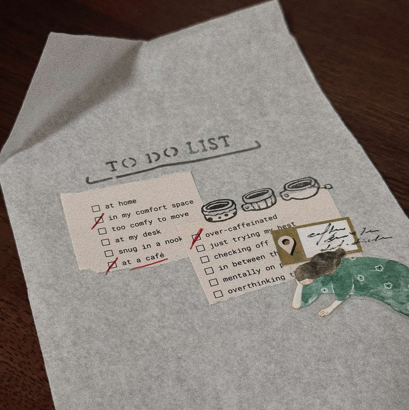 som x shō Little Happiness Rubber Stamp - Coffee & Menu (3 designs)