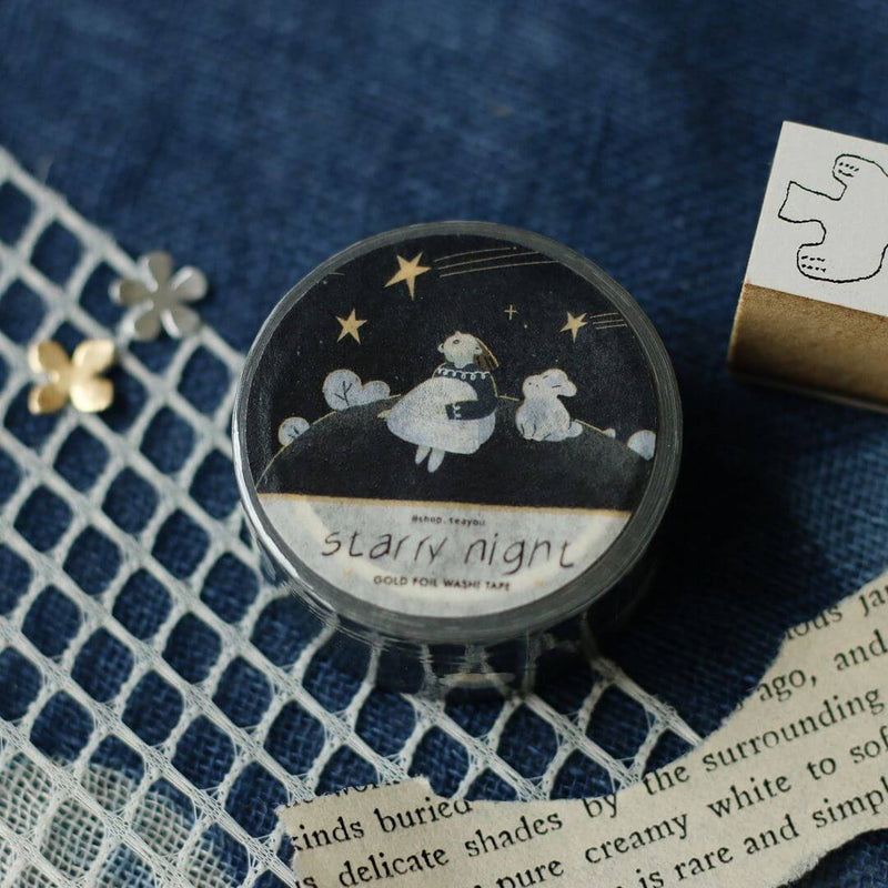 teayou Washi Tape: Starry Night