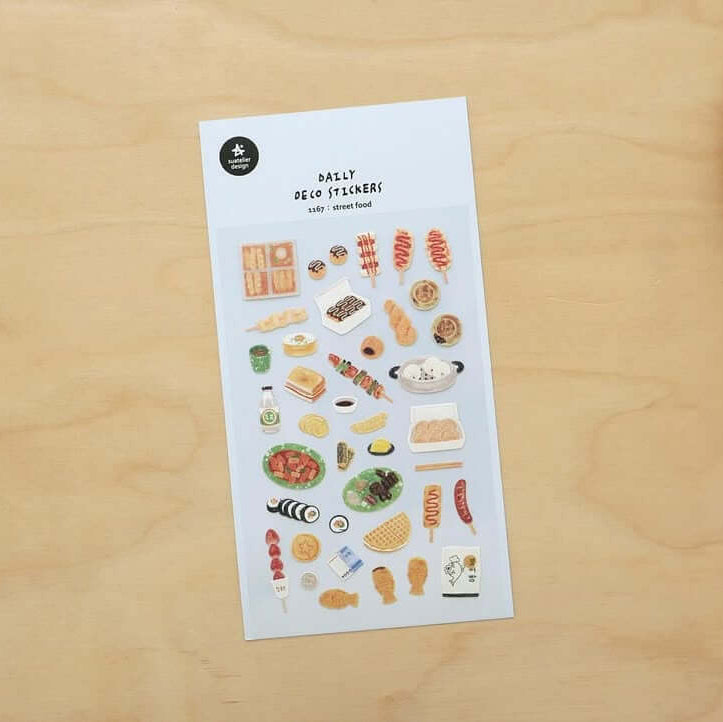 Suatelier Sticker - street food