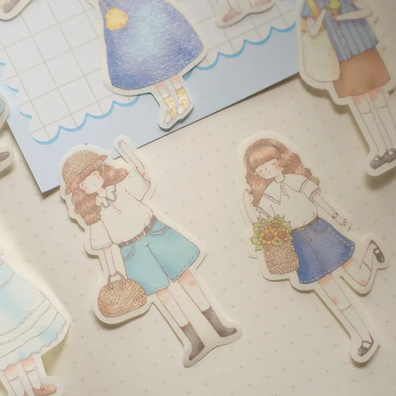 shō Little Happiness Sticker Pack - Summer Blues