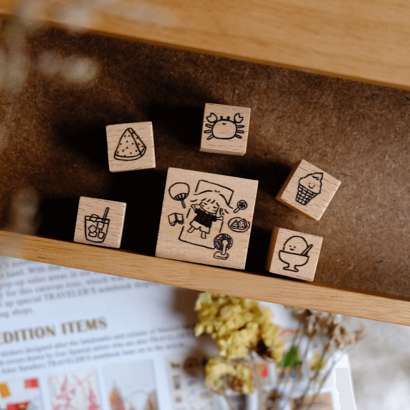 Summer Collection Rubber Stamp Set