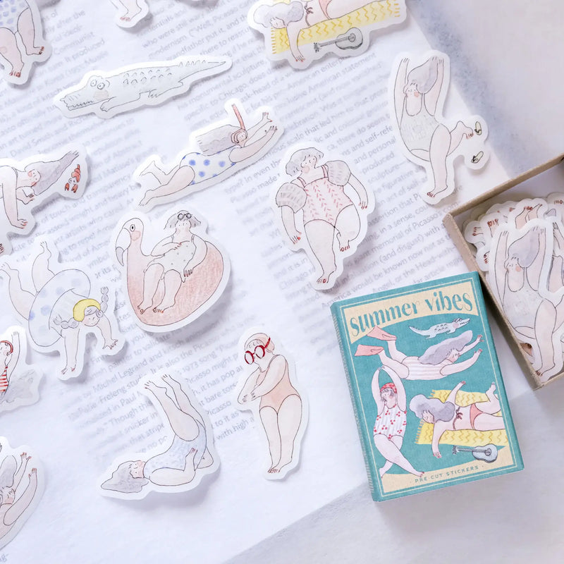 Sticker Flakes - Passers-by - Matchbox  Kawaii Planner Stickers Die Cut -  Shop dodolulu Stickers - Pinkoi