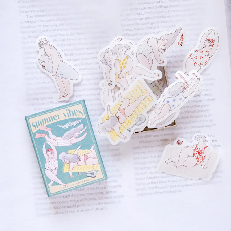 dodolulu Matchbox Sticker Flakes: Summer Vibes