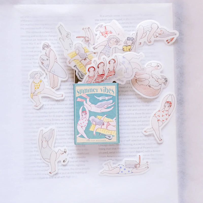 dodolulu Matchbox Sticker Flakes: Summer Vibes