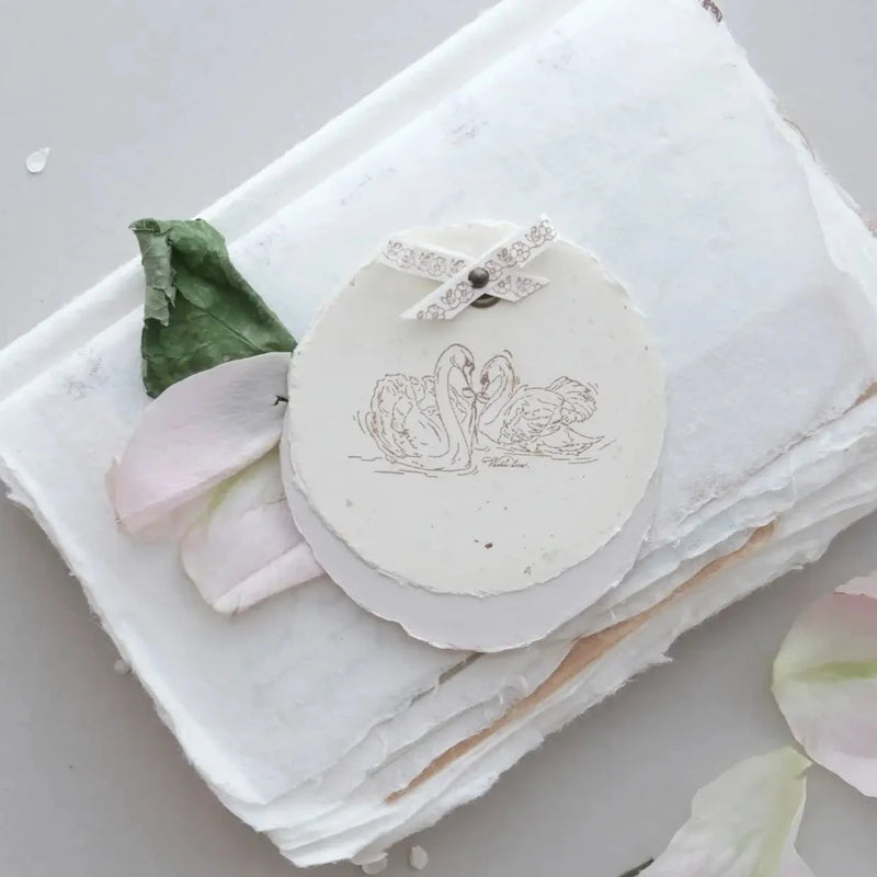 Swan Lake Rubber Stamp