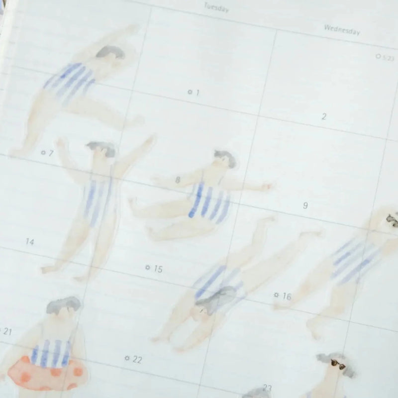 dodolulu Sticker Sheet: The Stripped Swimsuit