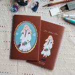 La Dolce Vita Journal Time Notebook: Tainan Embroidery Dress Girl