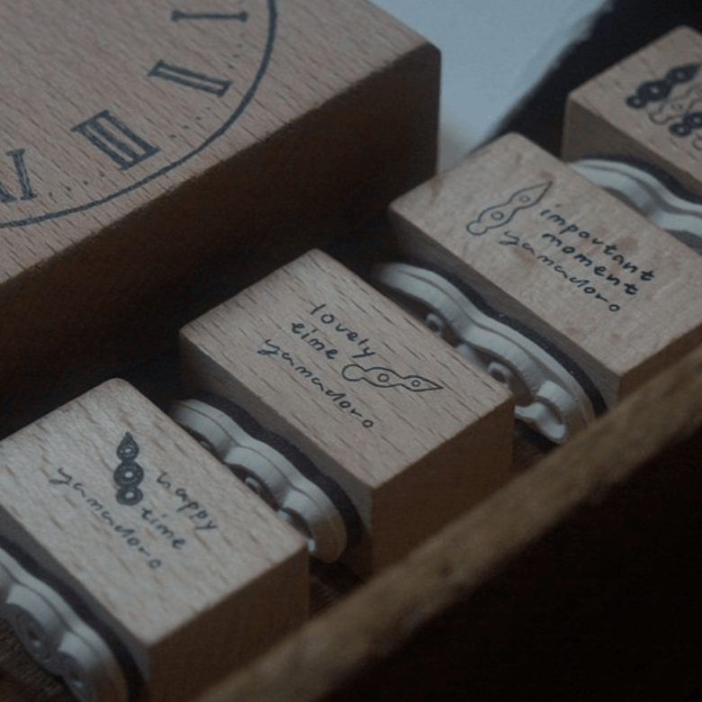 Yamadoro Rubber Stamp Set - Take Your Time