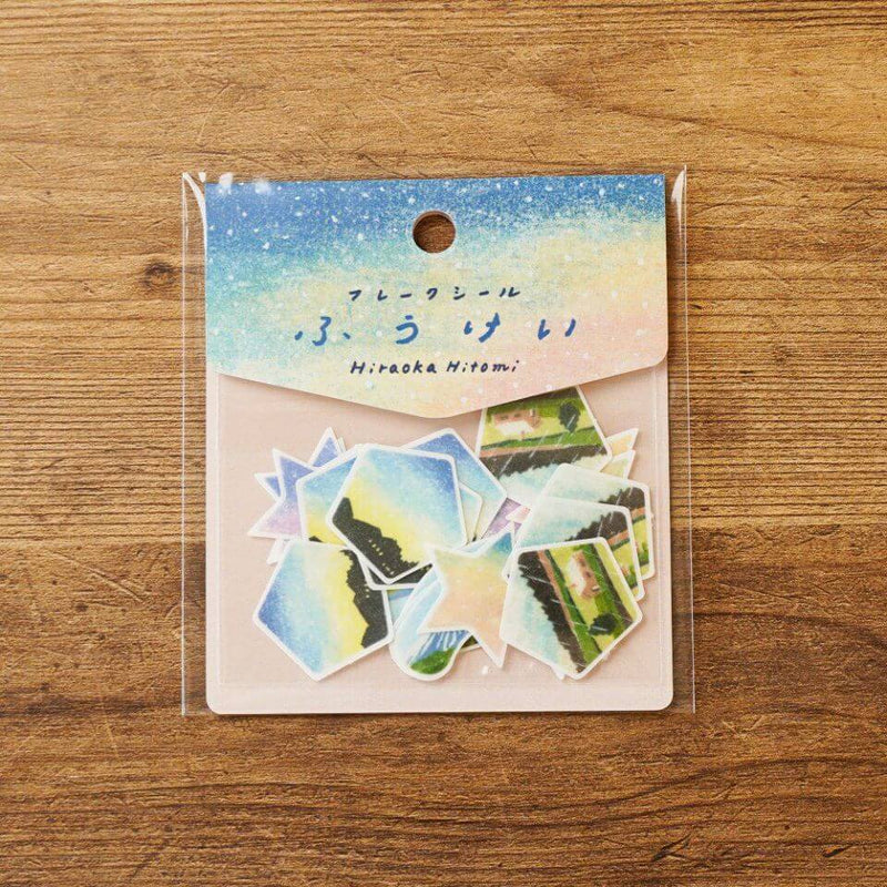 Hitomi Hiraoka Sticker Flakes | Scenery