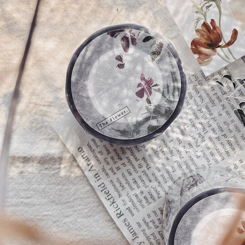 somesortof.fern PET Tape - days with flowers