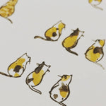modaizhi Rubber Stamp - Three Cats