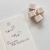 Postmark Rubber Stamp - Time Period of the Day