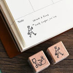 Plain Daily Rubber Stamp (Today’s Stamp Collection)