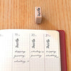 Plain Daily Rubber Stamp (Today’s Stamp Collection)