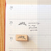 Today’s Stamp Rubber Stamp