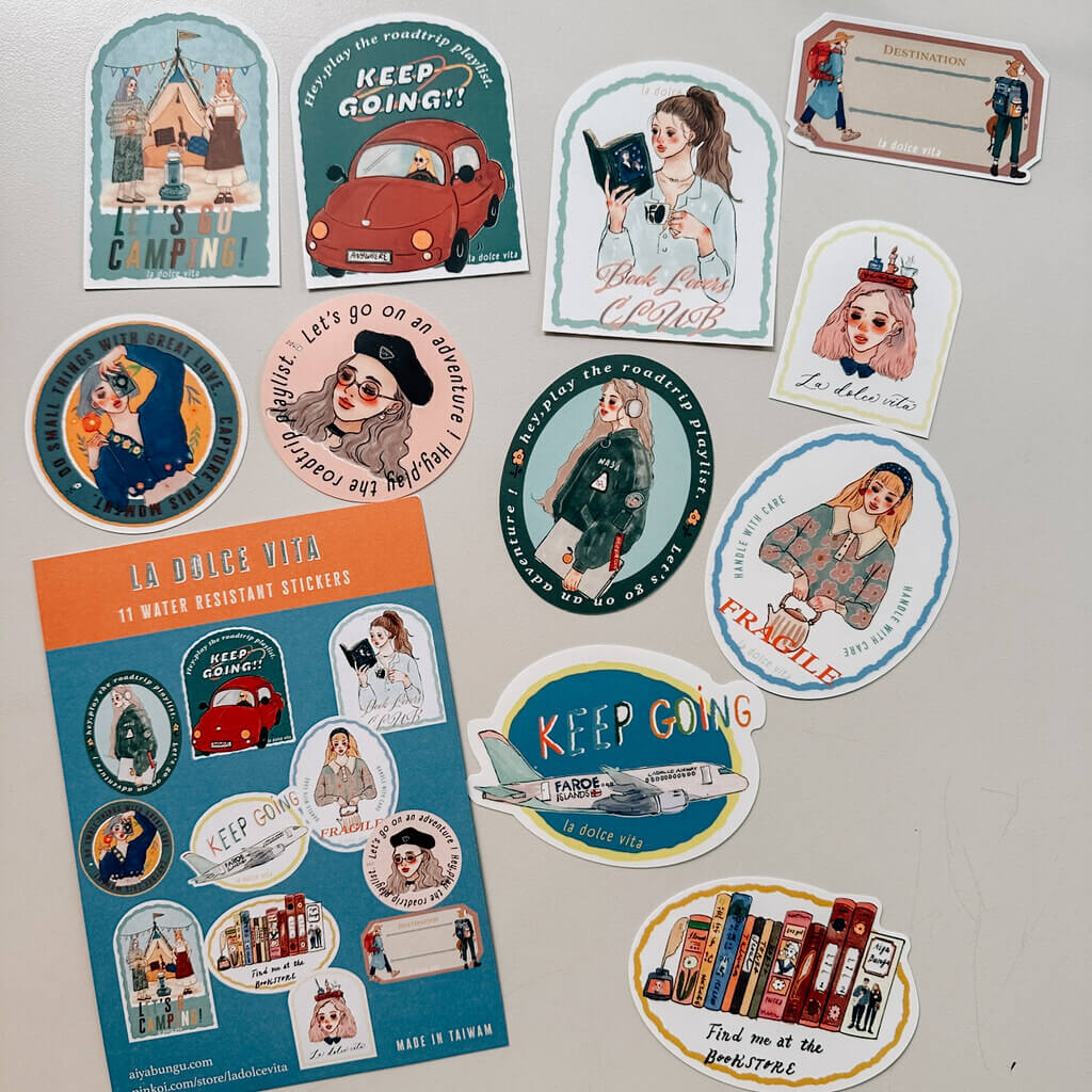 LDV Travel Sticker Set: Travel Agency (11pcs) – Sumthings of Mine