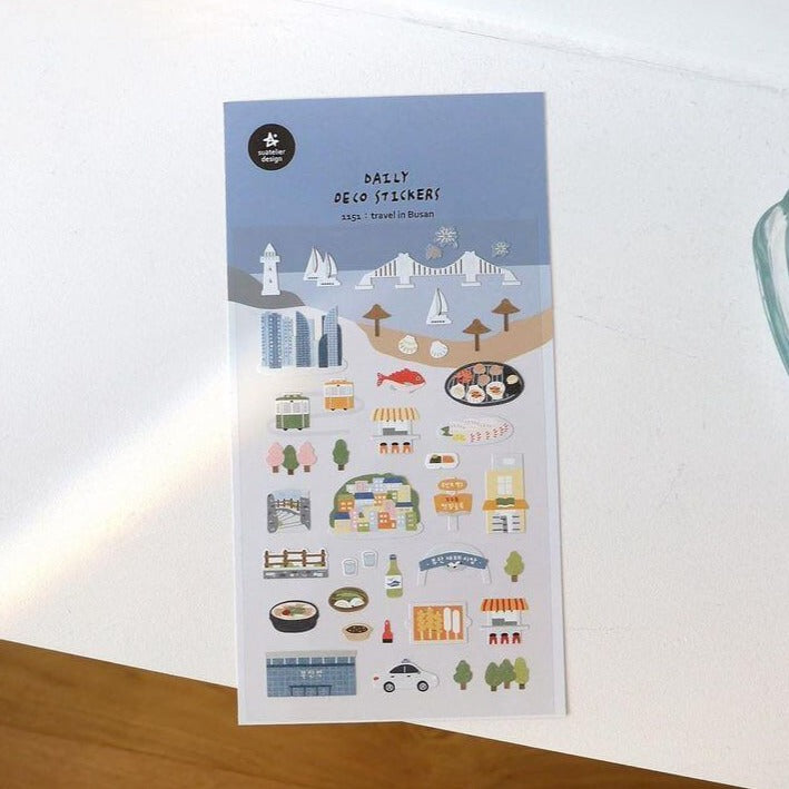 Suatelier Sticker - travel in Busan