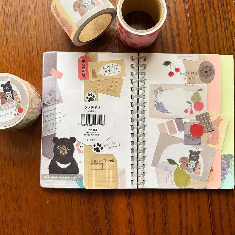 umechigiri Sticky-Memo Roll | Harvested Days