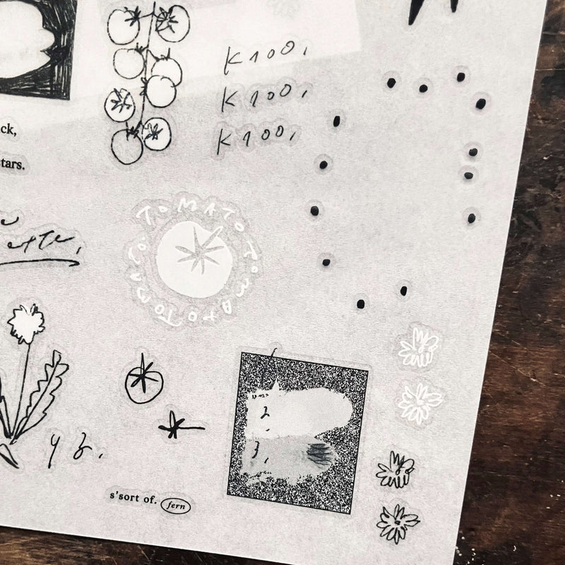 somesortof.fern Print-On Sticker | Uncolored Things