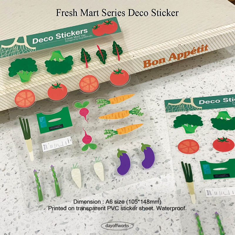 Day Off Works Sticker Sheet - Vegetable