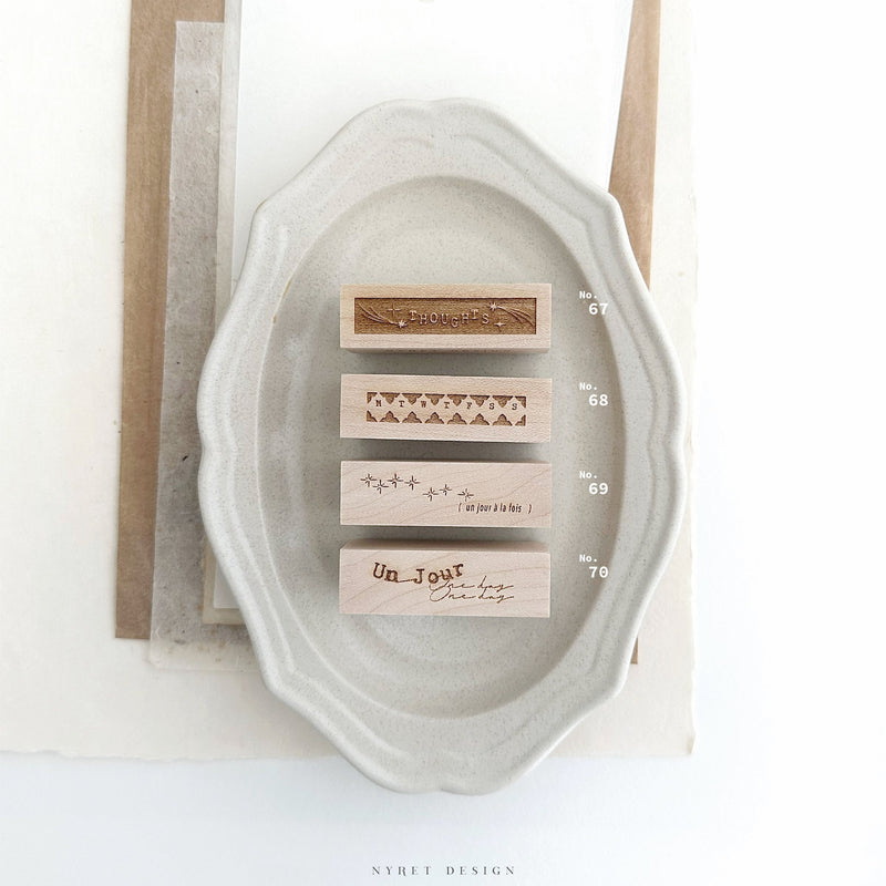 nyret Rubber Stamp: One Day