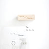 nyret Rubber Stamp: One Day