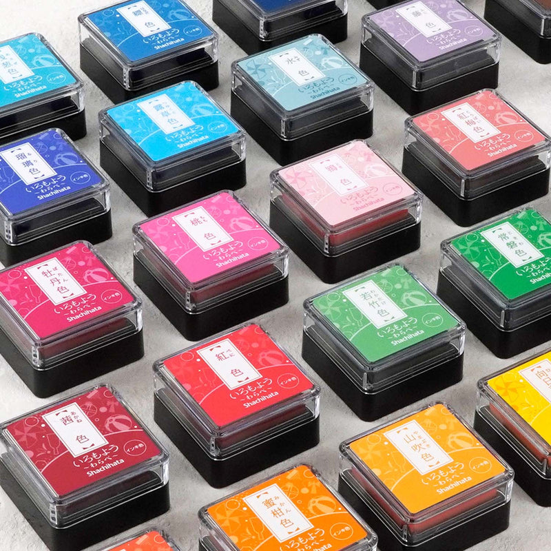 Shachihata Iromoyo Warabe Mini Ink Pad (5 Colours)