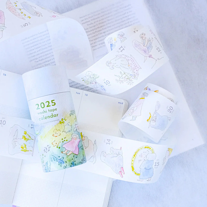 dodolulu 365-Days Calendar Washi Tape 2025