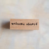 Yeoncharm Rubber Stamp - welcome aboard