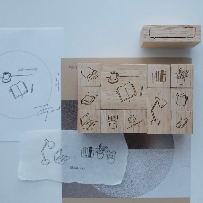 som x wenyea's illustration Rubber Stamp: Celebrate Everyday Tools