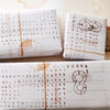 Chamil Garden Number Rubber Stamp Set - Twins