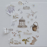 Secret Garden Washi Sticker Sheets