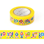 AIUEO Happy Birthday 01 Washi Tape