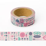 AIUEO Washi Tapes - flower