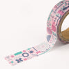 AIUEO Washi Tapes - flower