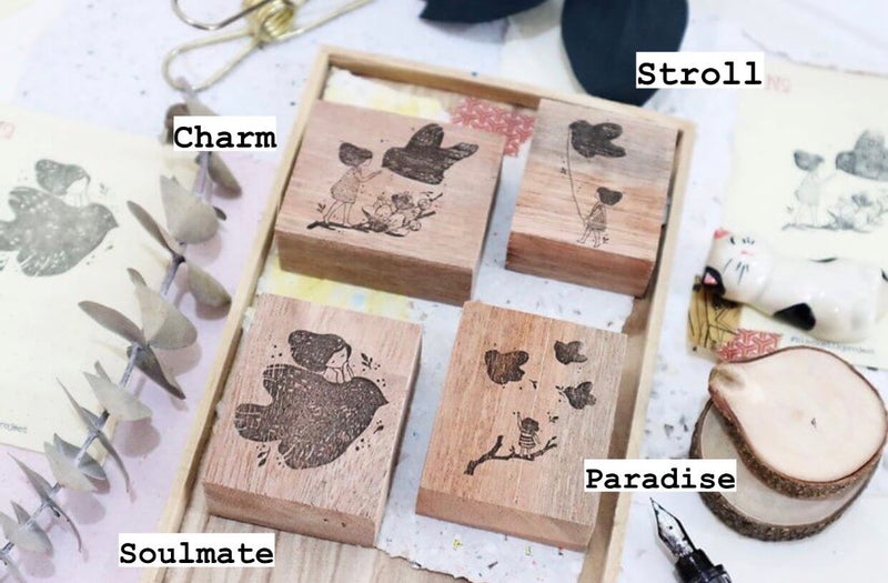 Black Milk Project Rubber Stamp - Birds Series