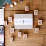 Chamil Garden Number Rubber Stamp Set - The Only Child
