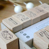 Chamil Garden Number Rubber Stamp Set - The Only Child