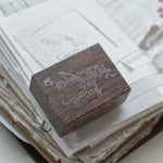 Feeling Blessed Orchid Bouquet Rubber Stamp