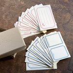 Oeda Letterpress Letterpress Sticker Set【Red & Blue】