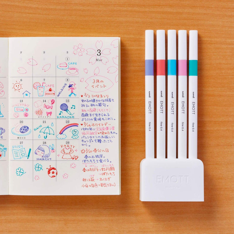 Emott Ever Fine Marking Pen (0.4mm) - NO.5 Candy Pop Colour