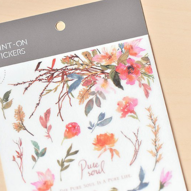 MU Print-On Sticker - Botanical Series V