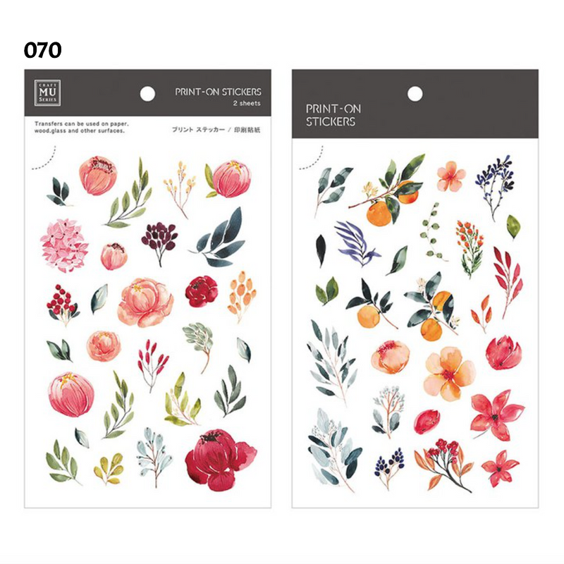 MU Print-On Sticker - Botanical Series V