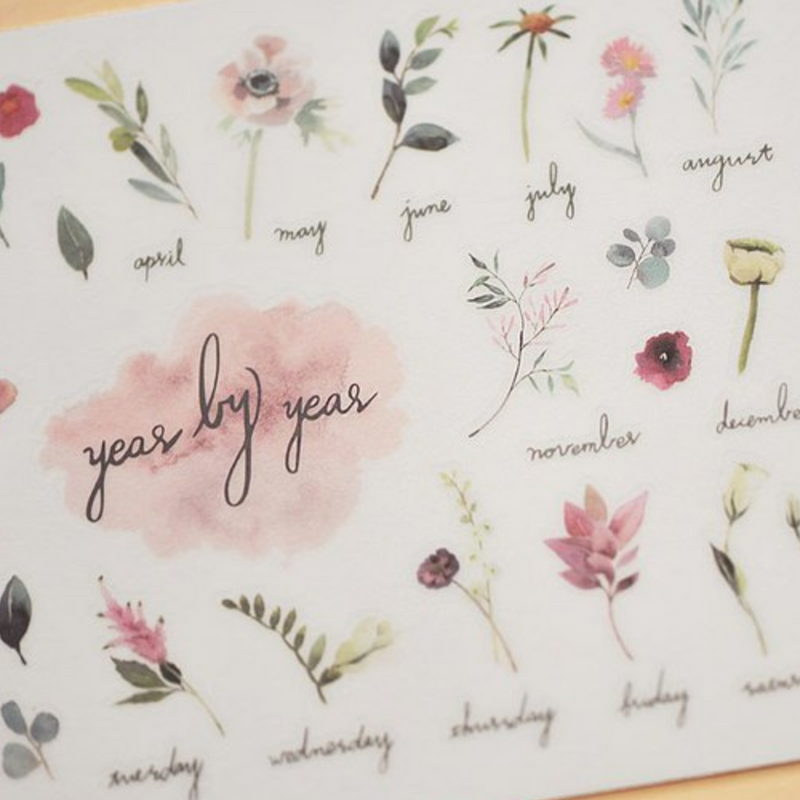 MU Print-On Sticker - Botanical Series V