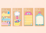 AIUEO Sticky Memo Pad/ Fusen List